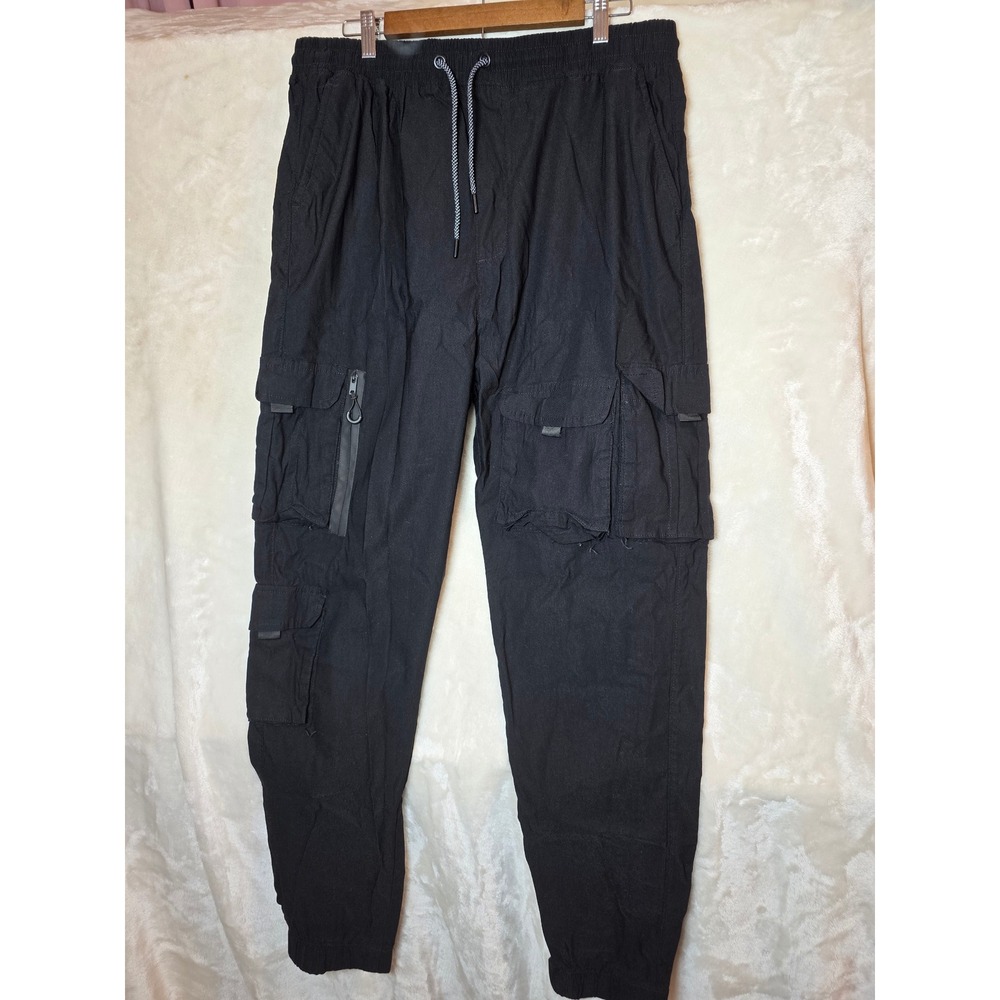 Public Supply NYC Mens Black Cargo Jogger Pants Size 3X P935003QX-BL-133